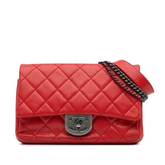 Pre Loved chanel Women Red Satchel - Picture 1 of 8